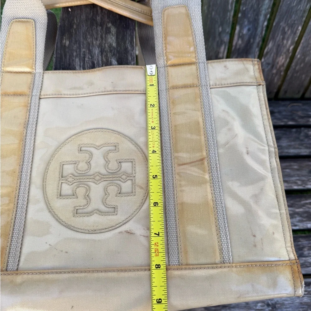 Tory Burch Coated Twill Mini‎ Tory Tote SEE PHOTOS. W